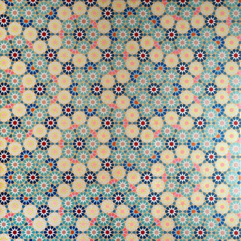 "Boundless Quasiperiodicity." Acrylic on canvas. 175x175 cm (60x60 in.)